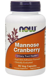 NOW Foods - Mannose Cranberry - 90 vcaps - Nutri.se